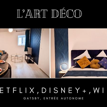 L'Art Deco 3 Etoiles Wifi, Netflix, Disney, Coeur De Bastide Вильфранш-де-Руэрг Экстерьер фото